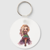 かわいいガールハロウィーンデザインコレクション11 キーホルダー (正面)