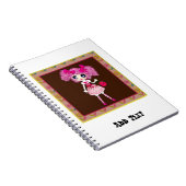 かわいいガールピンキーとても甘い ノートブック (右側)