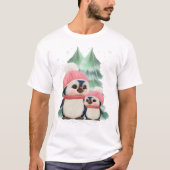 かわいいガールペンギンTシャツ Tシャツ (正面)