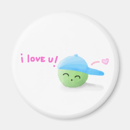 かわいいキウィーベビーマグネット マグネット (正面)