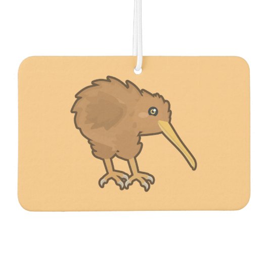 かわいいキウィ カーエアーフレッシュナー (正面)