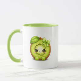 かわいいキウイのマグカップ マグカップ