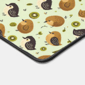 かわいいキウイの鳥柄 デスクマット (コーナー)