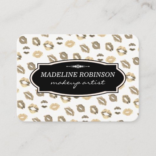 かわいいキスパターン/アポイントメント 予約カード (正面)