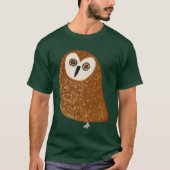 かわいいキタノコビトフクロウ Tシャツ (正面)