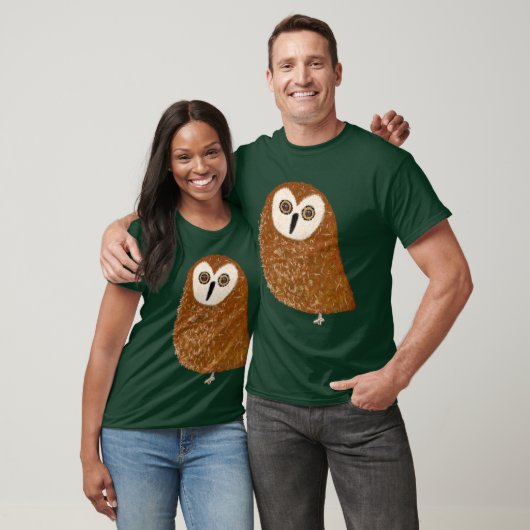 かわいいキタノコビトフクロウ Tシャツ (ユニセックス)