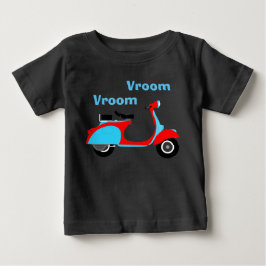 かわいいキックボード | 赤ちゃんのスクーター ベビーTシャツ