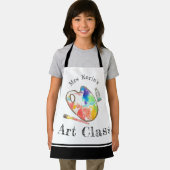 かわいいキッズアートカスタムクラス絵を描 エプロン (インサイチュ)