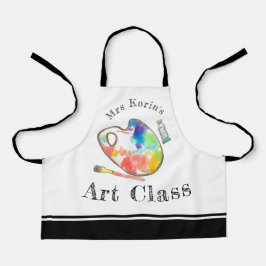 かわいいキッズアートカスタムクラス絵を描 エプロン