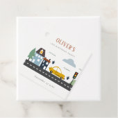 かわいいキッズアーバン車の道路任意の年齢誕生日 フェイバータグ (インサイチュ)