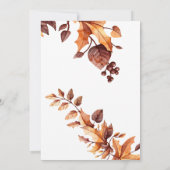 かわいいキッズカボチャをテーマにした誕生日のためのお祝い 招待状 (裏面)