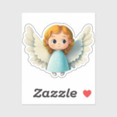 かわいいキッズガールエンジェルかわいい漫画グラフィック シール (シート)