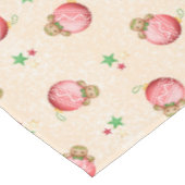 かわいいキッズクリスマスジンジャーブレッドマンクッキー テーブルクロス (アングル)