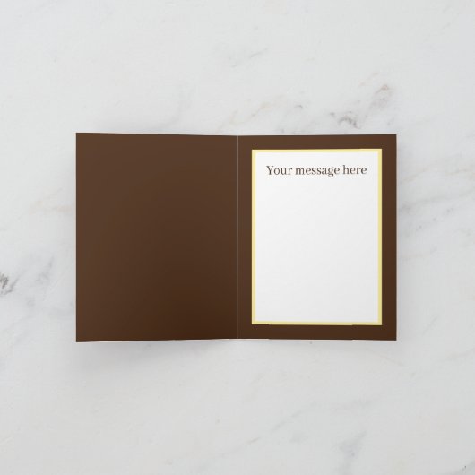 かわいいキッズサファリ動物は任意の目的のカードを文字を追加 カード (内部)