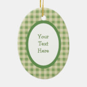 かわいいキッズサンタパピークリスマス セラミックオーナメント (裏面)