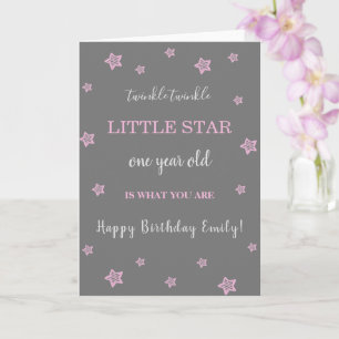 かわいいキッズスター子供部屋韻ハッピーバースデー カード