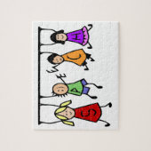 かわいいキッズスピーチセラピスト語 ジグソーパズル (縦)