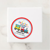 かわいいキッズチョオ列車バレンタインデー フェイバータグ (インサイチュ)