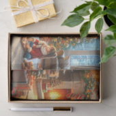 かわいいキッズティッシュと居心地の良いクリスマスツリー紙 薄葉紙 (ギフト)