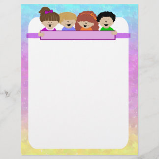 かわいいキッズデイサービスフライヤー チラシ