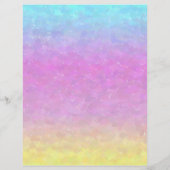 かわいいキッズデイサービスフライヤー チラシ (裏面)