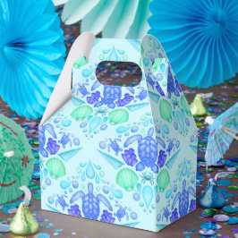 かわいいキッズトロピカルブルー海ウミガメ フェイバーボックス