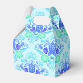 かわいいキッズトロピカルブルー海ウミガメ フェイバーボックス