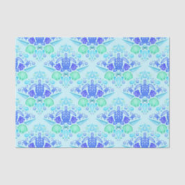 かわいいキッズトロピカルブルー海ウミガメ 薄葉紙