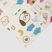 かわいいキッズドードルパターン 薄葉紙 (詳細)