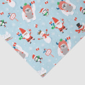 かわいいキッズノースポールクリスマス 薄葉紙 (詳細)