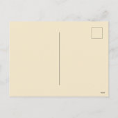 かわいいキッズハッピーバレンタインフォックス シーズンポストカード (裏面)