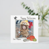 かわいいキッズハロウィンフォトカード カード (スタンド正面)