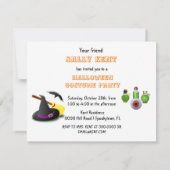 かわいいキッズハロウィーンの衣装パーティー (裏面)