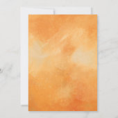 かわいいキッズハロウィーンの衣装パーティー 招待状 (裏面)