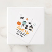 かわいいキッズハロウィーン誕生日パーティーありがとう フェイバータグ (インサイチュ)