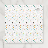 かわいいキッズハロウィーン誕生日パーティーありがとう フェイバータグ (裏面)