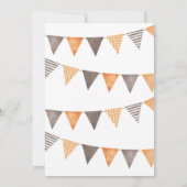 かわいいキッズハロウィーン誕生日パーティーの招待状 招待状 (裏面)