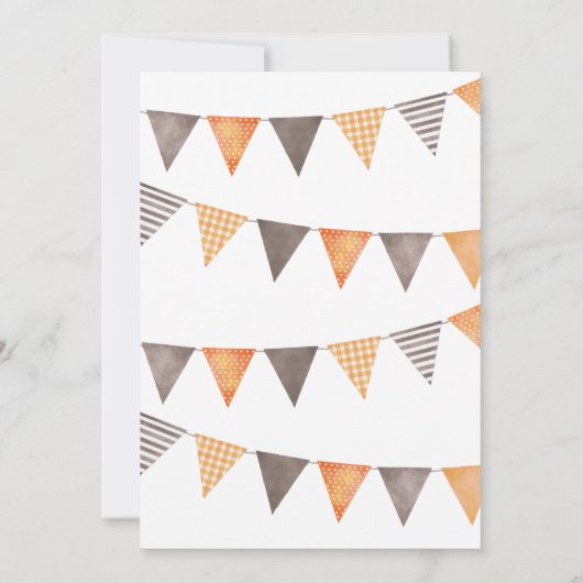 かわいいキッズハロウィーン誕生日パーティーの招待状 招待状 (裏面)