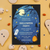 かわいいキッズハローウィンパーティ招待状 招待状