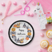 かわいいキッズハローウィンパーティ ペーパープレート (パーティー)