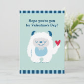 かわいいキッズバレンタインホリデーカード シーズンカード (スタンド正面)