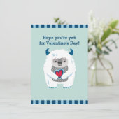 かわいいキッズバレンタインモンスター シーズンカード (スタンド正面)