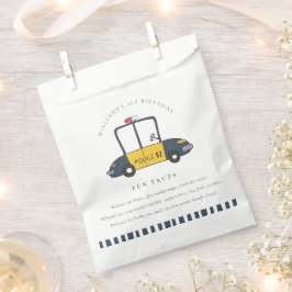 かわいいキッズパトカー任意の年齢の誕生日おもしろい事実 フェイバーバッグ