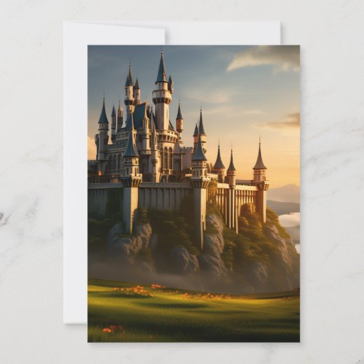 かわいいキッズヒーローボーイズガールズナイトに参加1st誕生日 招待状 (裏面)