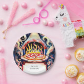 かわいいキッズピザ誕生日 ペーパープレート (パーティー)