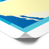 かわいいキッズフロリダの地図 ポスター (角)