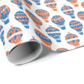 かわいいキッズホットエ飛んでいるアバルーンSTEAMPUNK ラッピングペーパー (ロールコーナー)