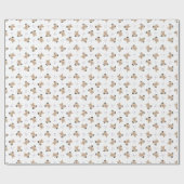 かわいいキッズホース納屋周囲の庭ファームアニマルズ ラッピングペーパー (フラット)