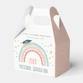 かわいいキッズボホレインボースタープレスクール卒業 フェイバーボックス (裏面サイド)