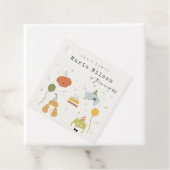 かわいいキッズポーティ子犬Any Age誕生日 フェイバータグ (インサイチュ)